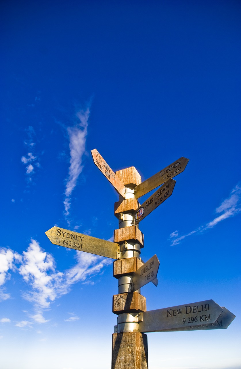 signage, direction, sky, arrow, sign, symbol, information, guide, street, pointer, nature, directional, signpost, roadsign, blue, guidepost, board, travel, blue arrow, blue information, blue board, signage, signage, arrow, guide, guide, guide, guide, guide, signpost, guidepost, guidepost, guidepost, blue sky, guidepost, guidepost